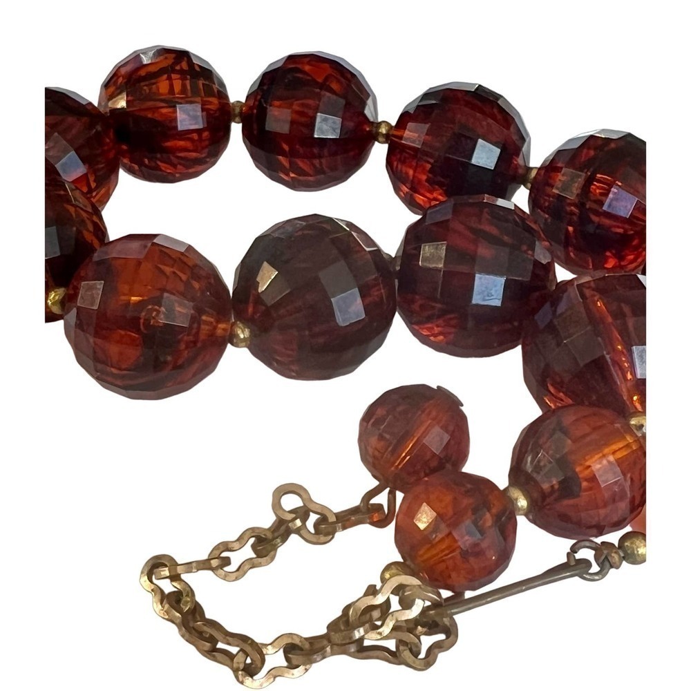 Chunky Lucite Disco Ball Vintage Necklace